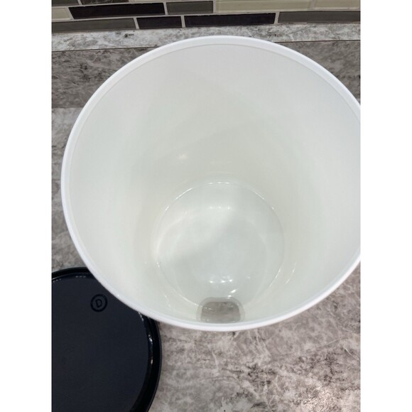 Tupperware One-Touch Canister White & Black Large Size D *EUC* - Picture 7 of 7